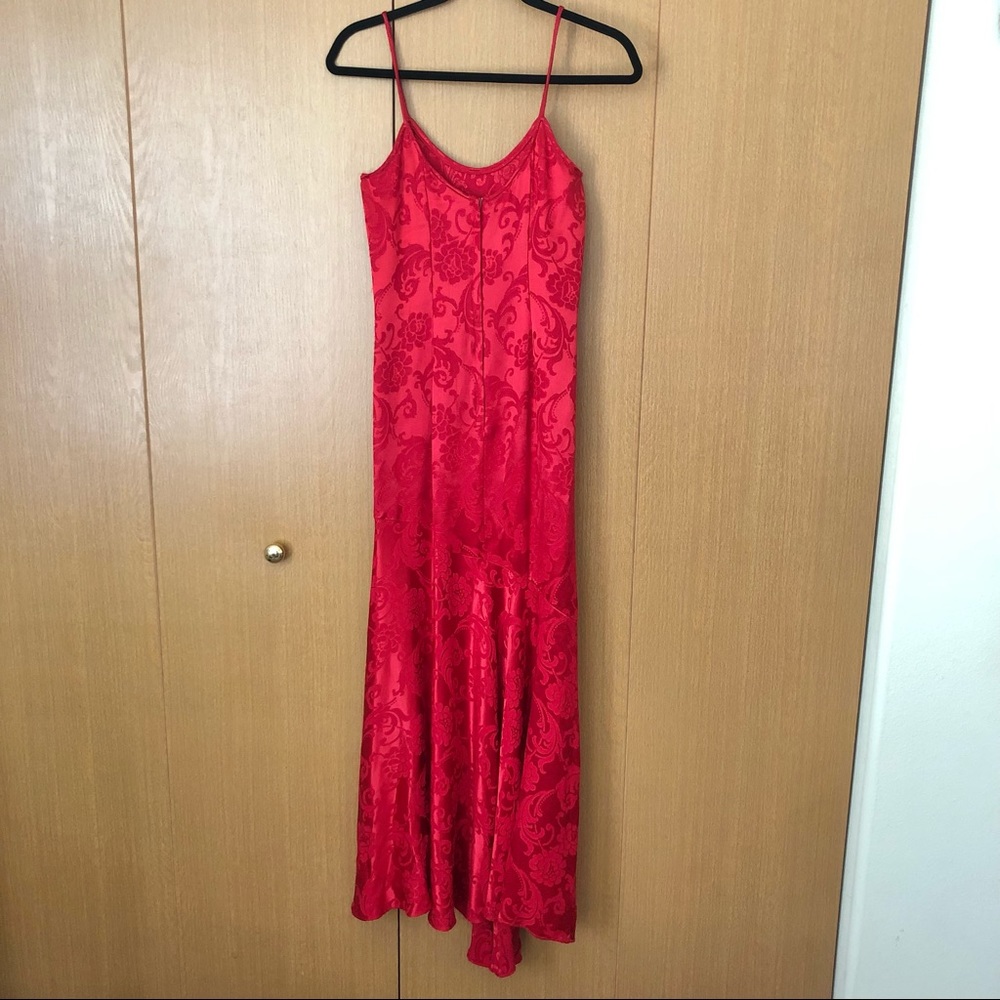 Jessica McClintock Gunne Sax Damask Jacquard Dress - Picture 10 of 11